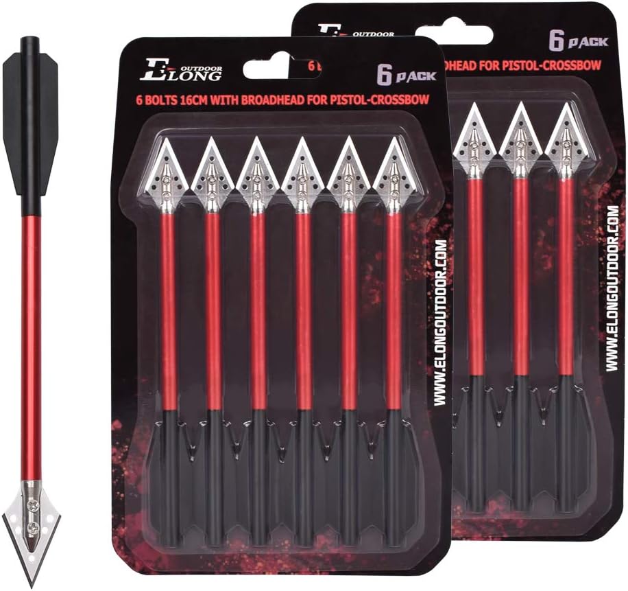 Crossbow Bolt Broadhead - อลูมิเนียม Crossbow Bolts ลูกศร 6.5 
