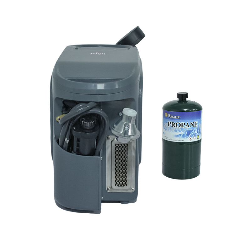 Outdoor Hunting Heater - เครื่องทำน้ำอุ่นแบบพกพาสำหรับตั้งแคมป์กลางแจ้ง ใช้แก๊สโพรเพน ควบคุมอุณหภูมิได้ เหมาะสำหรับการล่าสัตว์และการทำความสะอาด