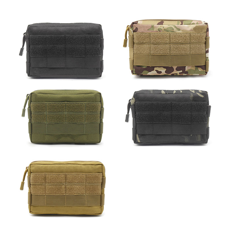 Outdoor Hunting Packs - กระเป๋าคาดเอวแบบยุทธวิธี Molle 600D กันน้ำลายพราง EDC กระเป๋าใส่อุปกรณ์อเนกประสงค์
