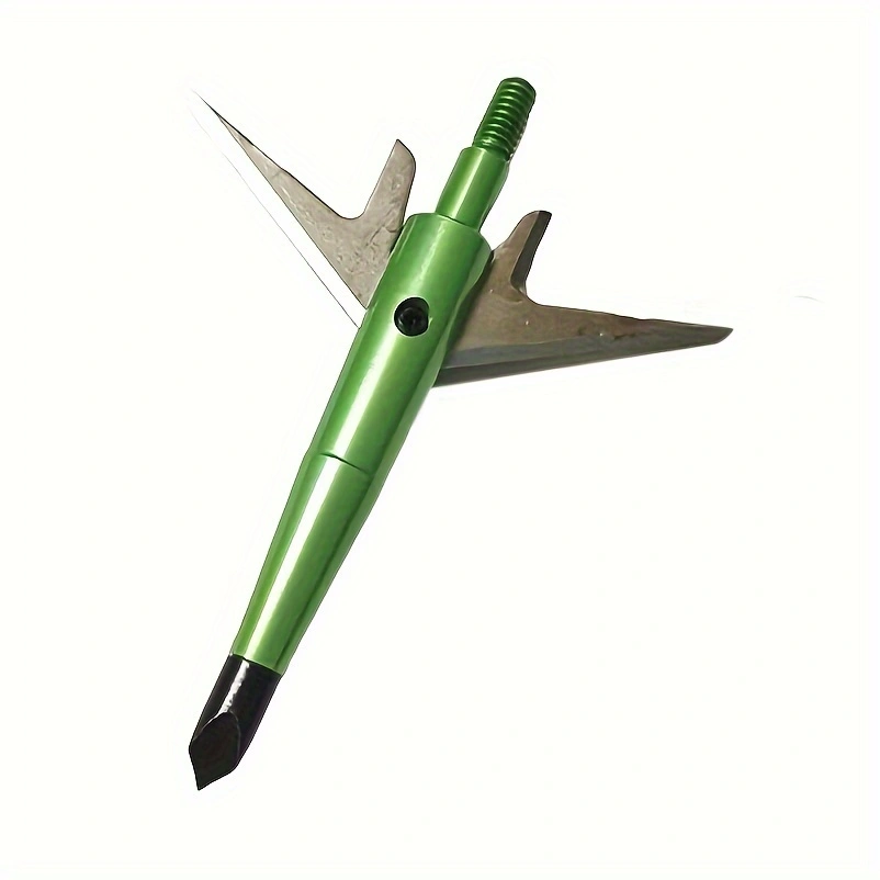 Crossbow Bolt Broadhead - หัวลูกศรล่าสัตว์ 6 ชิ้น, น้ำหนัก 100 เกรน,