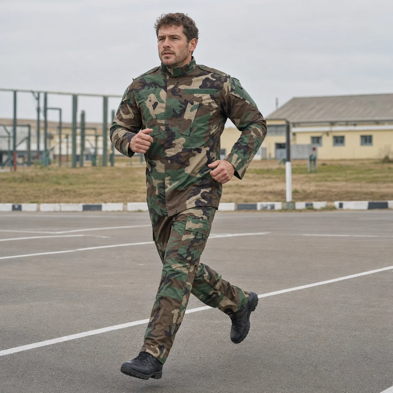 Camouflage Hunting Jacket - ชุดเครื่องแบบลายพรางสำหรับกลางแจ้งในทะเลทรายและป่า 2026 ชุดยุทธวิธีสำหรับการล่าสัตว์ ชุดฝึก BDU พร้อมเสื้อแจ็คเก็ตและกางเกง