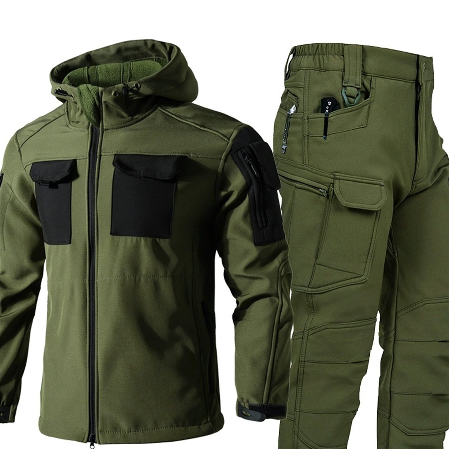 ชุดยุทธวิธีกันลมกันน้ำลายพรางส - Outdoor Hunting Coat บทวิจารณ์และราคา