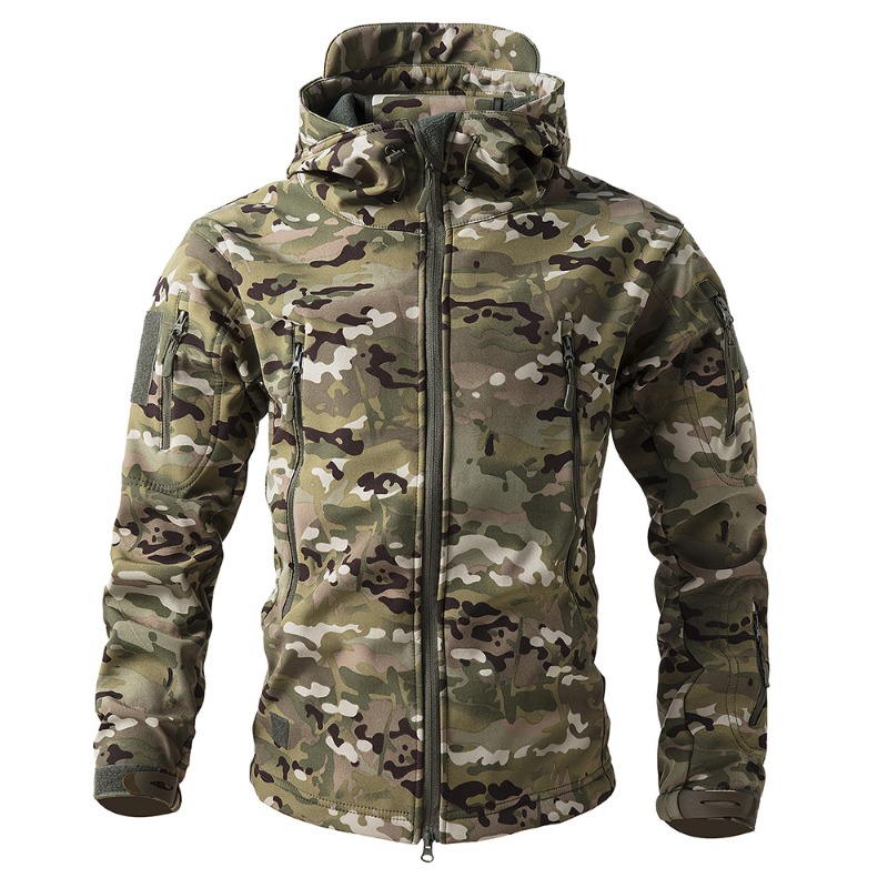 ผู้ชายกลางแจ้งสาม-in-one All-w - Camouflage Hunting Jacket บทวิจารณ์และราคา