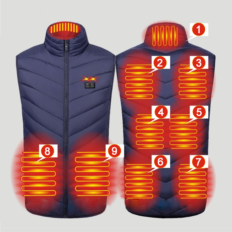 เสื้อกั๊กอุ่น 9 จุดสำหรับฤดูหน - Outdoor Hunting Heater บทวิจารณ์และราคา