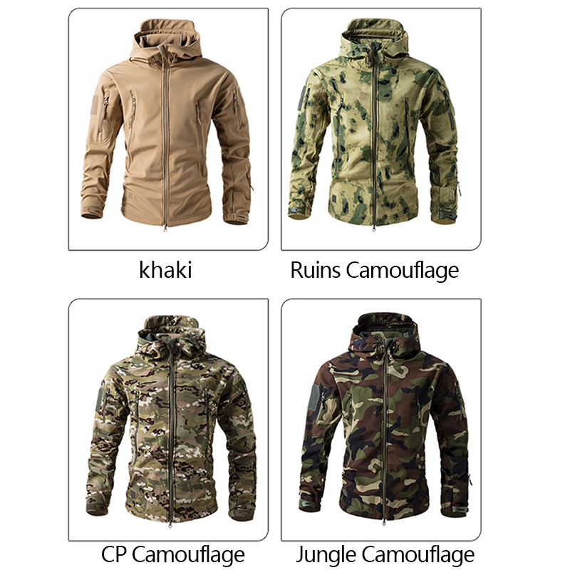 Lurker Shark Skin Soft Shell เ - Camouflage Hunting Jacket บทวิจารณ์และราคา
