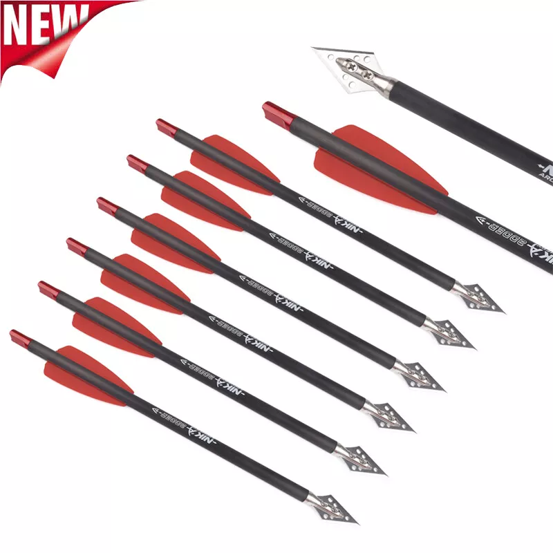 3-6 ชิ้น 7.5in Crossbow Bolts  - Crossbow Bolt Broadhead บทวิจารณ์และราคา