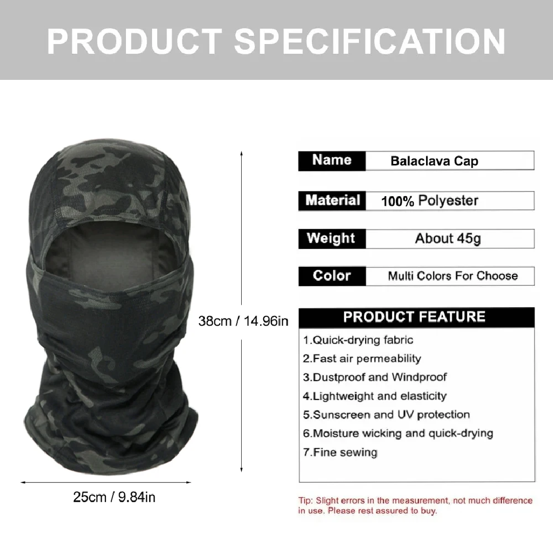 หมวกบาลาคลาวาลายพราง สำหรับปั่ - Hunting Outdoor Hats บทวิจารณ์และราคา