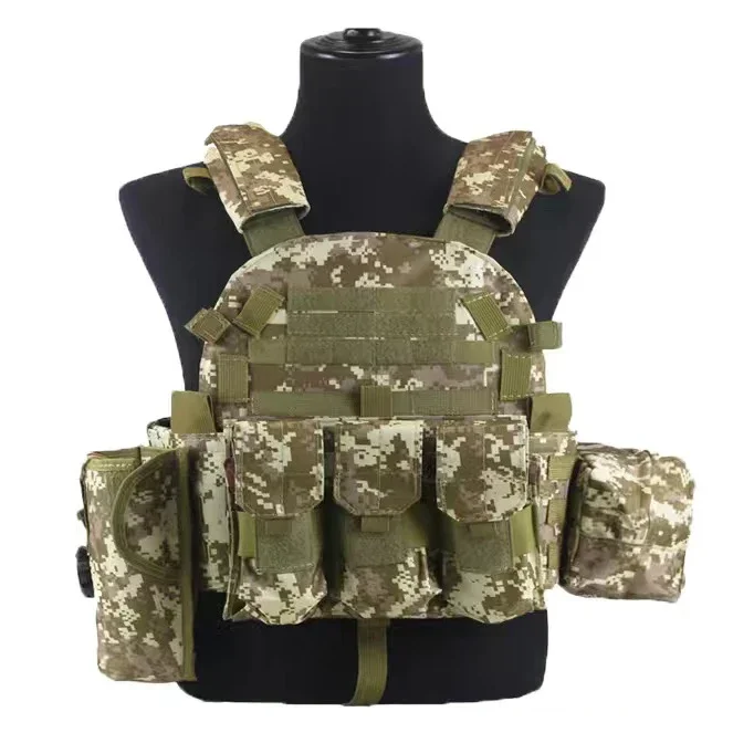 เสื้อกั๊กยุทธวิธีลายพราง 6094  - Camouflage Hunting Jacket บทวิจารณ์และราคา