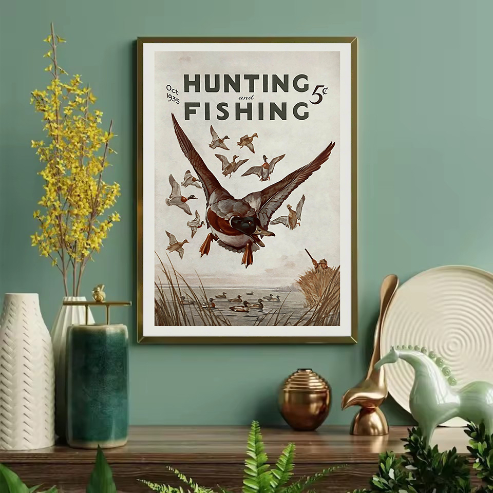 Retro สัตว์ป่ากลางแจ้งการล่าสั - Outdoor Hunting Pictures บทวิจารณ์และราคา
