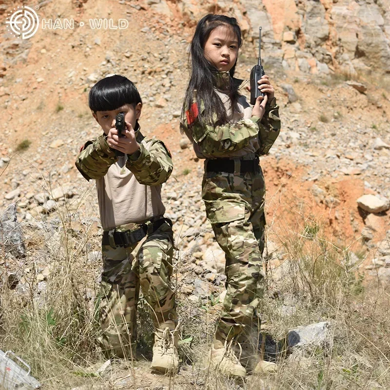 เด็กยุทธวิธีUniformการล่าสัตว์ - Camouflage Hunting Jacket บทวิจารณ์และราคา