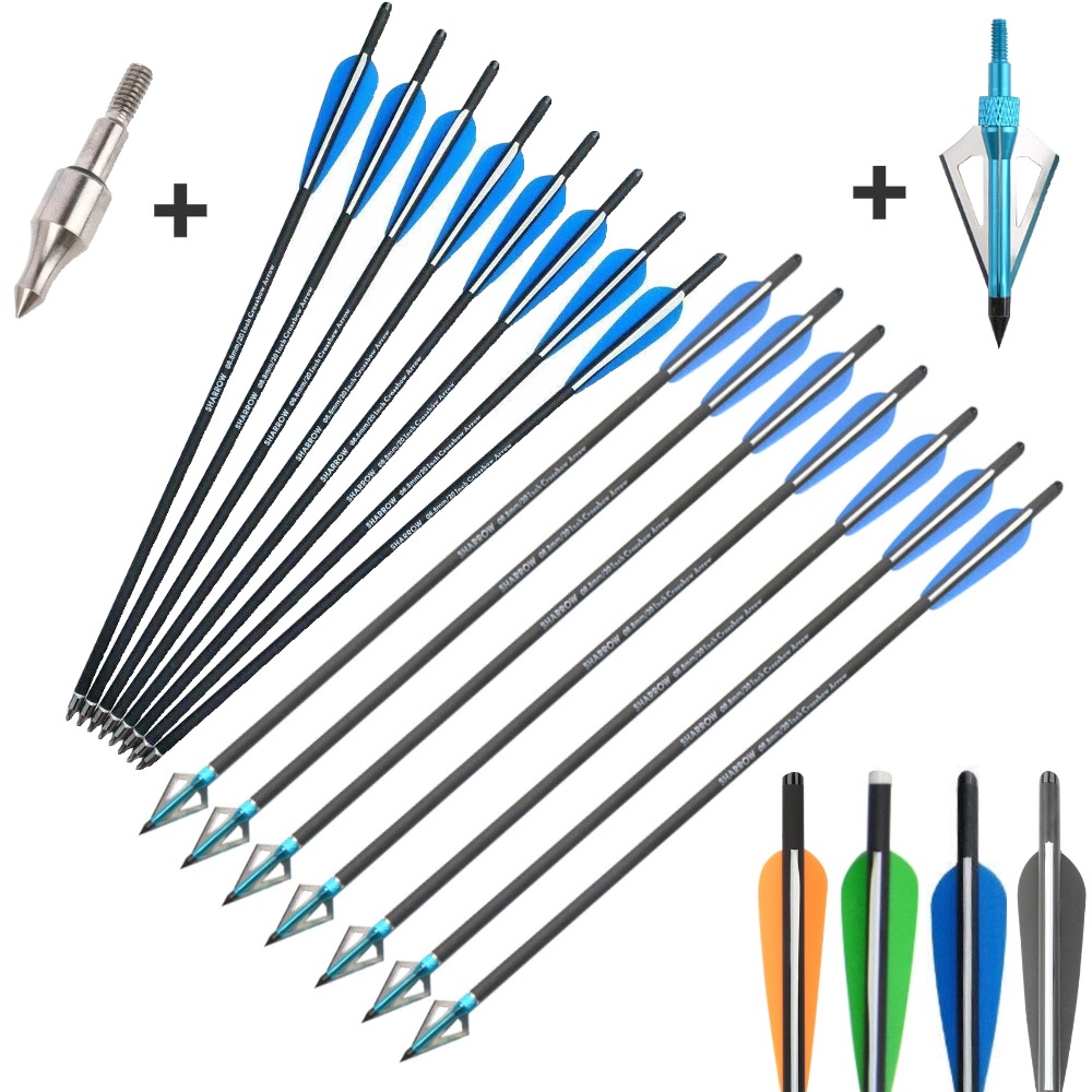 ลูกศรคาร์บอนสำหรับธนูครอสโบว์  - Crossbow Bolt Broadhead บทวิจารณ์และราคา