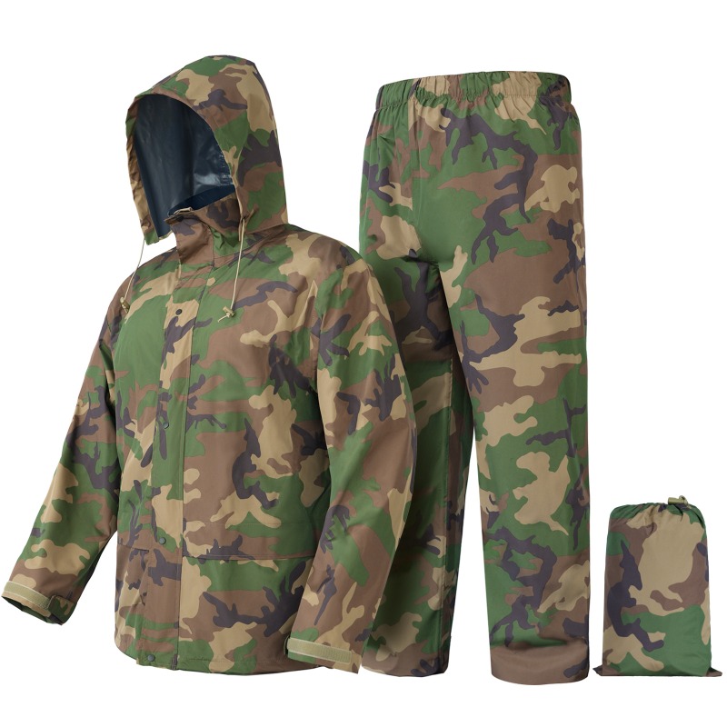 ชุดกันฝนสำหรับล่าสัตว์กลางแจ้ง - Outdoor Hunting Coat บทวิจารณ์และราคา