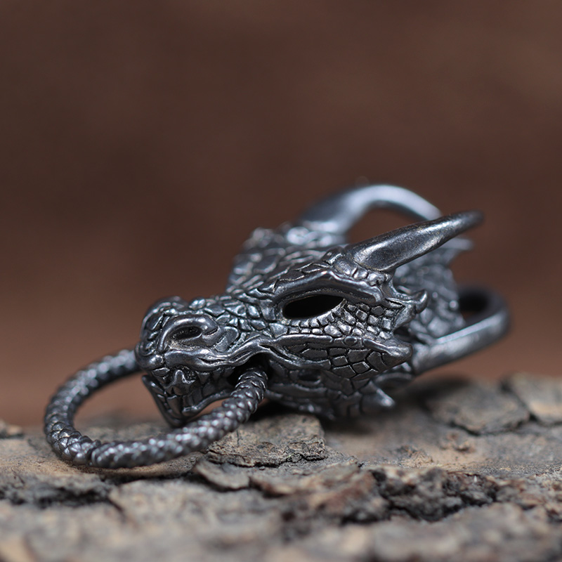 หัวมังกรทองเหลืองหัวเข็มขัด ED - Paracord Survival Bracelet บทวิจารณ์และราคา