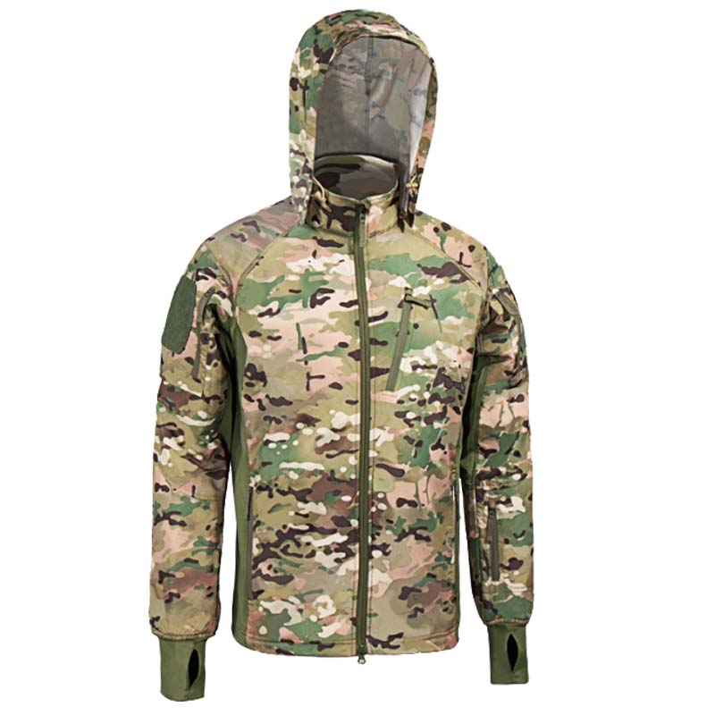 เสื้อแจ็คเก็ตซอฟต์เชลล์ลายพราง - Outdoor Hunting Coat บทวิจารณ์และราคา