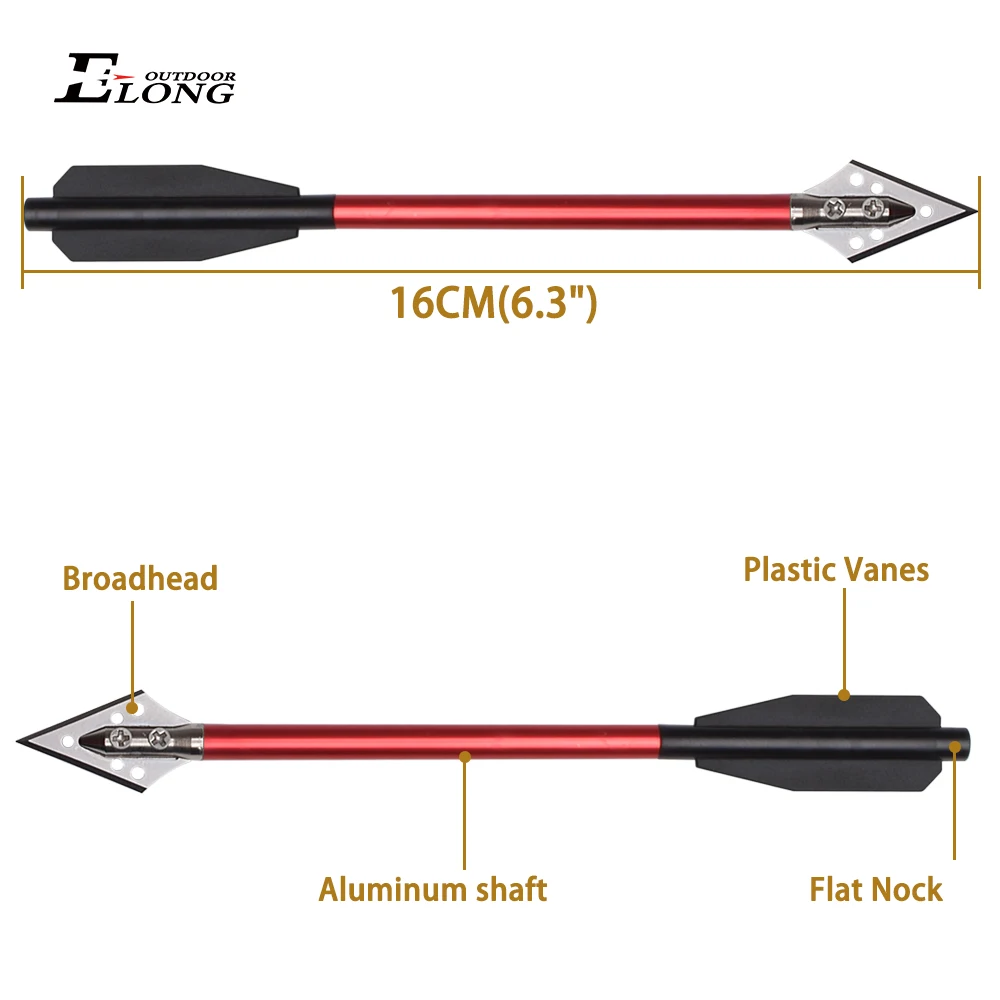 3PCS อลูมิเนียม Crossbow Bolts - Crossbow Bolt Broadhead บทวิจารณ์และราคา